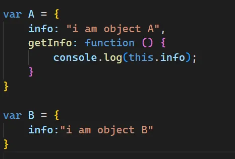 javascript object example for explaining prototype